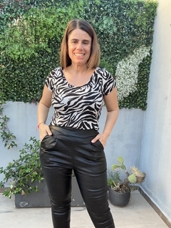 Babucha pinzada Tety Foil - tienda online
