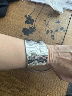 Pulsera ancha metalca - tienda online