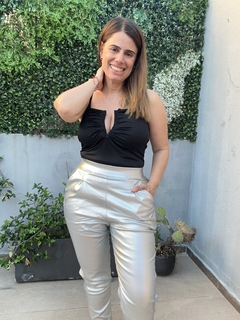 Babucha pinzada Tety Foil - tienda online