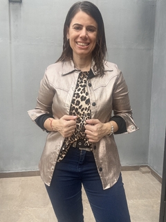Camisaco Urbano Metalizado - Me Amare Indumentarias