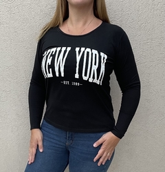Remera manga larga NY