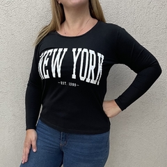Remera manga larga NY - comprar online