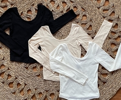 Remera Morley Manga Larga espalda U