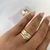 Alianças de Noivado Banho de Ouro 18k- 7 Milimetros Bella - comprar online