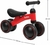 BICICLETA DE EQUILIBRIO 4 RODAS VERMELHA - loja online
