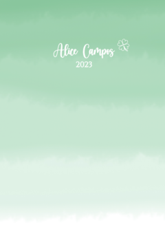 Caderno - Dregradê Verde