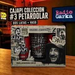 Cajapí Colección #3 Petardólar – 2 Latas + Vaso | El Bananero - HD Store Argentina