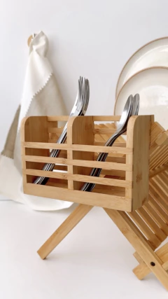 ESCORREDOR DE TALHERES BAMBUS HOME - comprar online