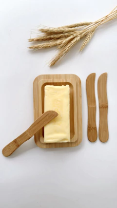 Imagem do ESPÁTULA BAMBU PARA MANTEIGA - 3UN