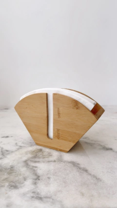 PORTA FILTRO BAMBUS HOME - comprar online