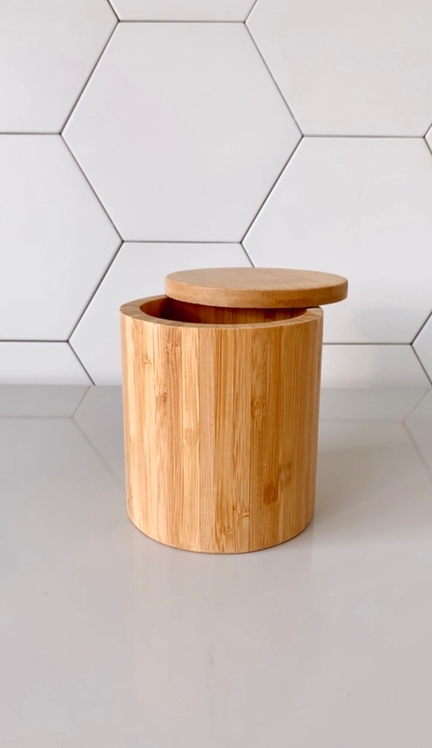 SALEIRO DE COZINHA BAMBU