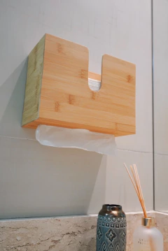 DISPENSER DE PAPEL TOALHA - BAMBU - loja online
