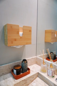 DISPENSER DE PAPEL TOALHA - BAMBU na internet