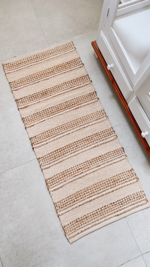 PASSADEIRA FIBRA E ALGODÃO BRANCO - LISTRAS - comprar online