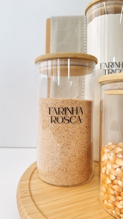 POTE HERMÉTICO - FARINHA ROSCA na internet