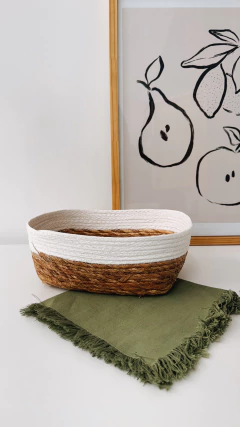 CESTO DE PÃES EM FIBRA NATURAL - M na internet