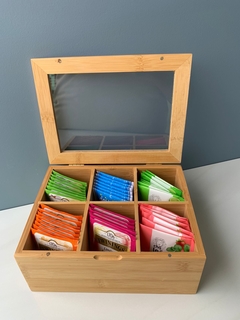 Imagem do CAIXA DE CHÁ BAMBU