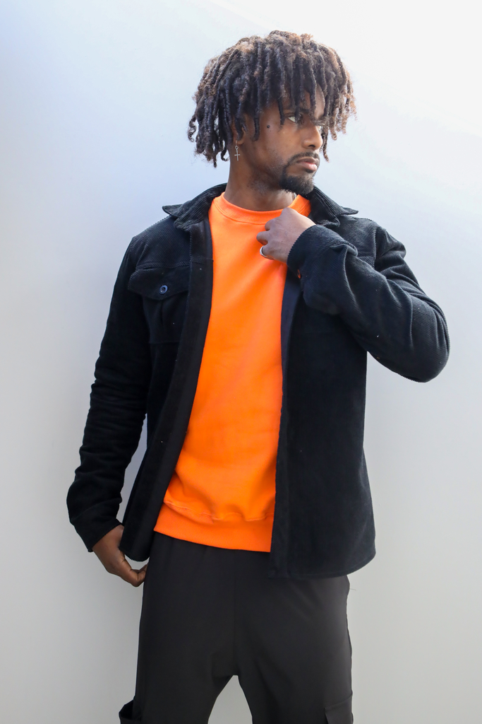 Overshirt Corduroy Black thumbnail 3