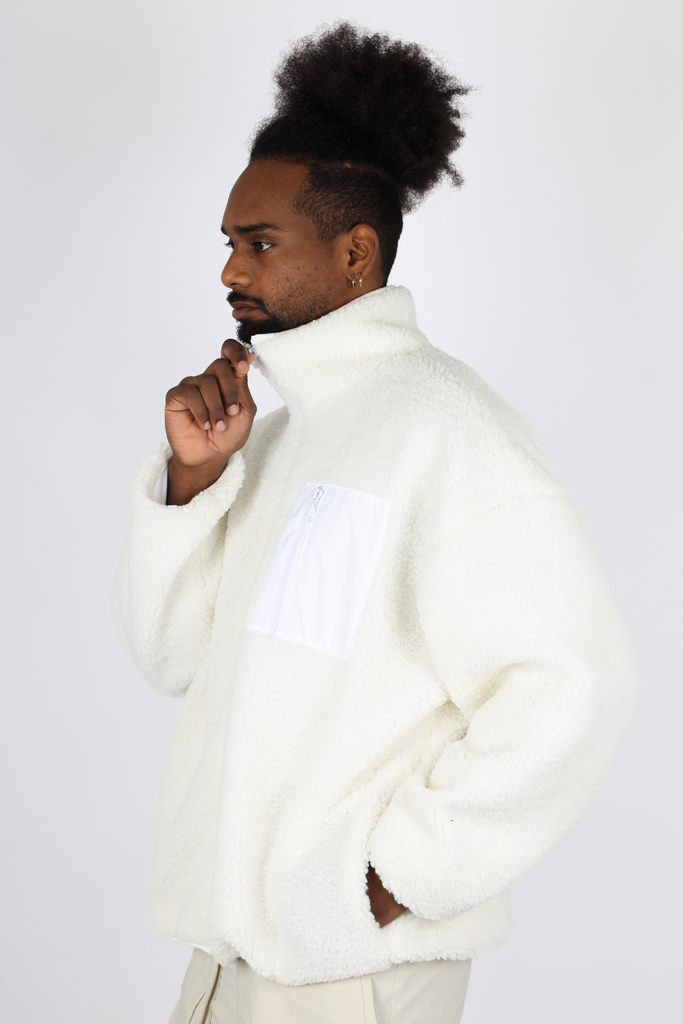 Jacket Teddy Optic White thumbnail 3