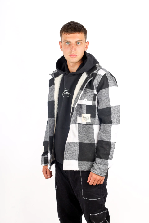 Overshirt Sherpa 2.0 Black/White