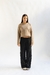 Crewneck Crop Dark Tan - comprar online