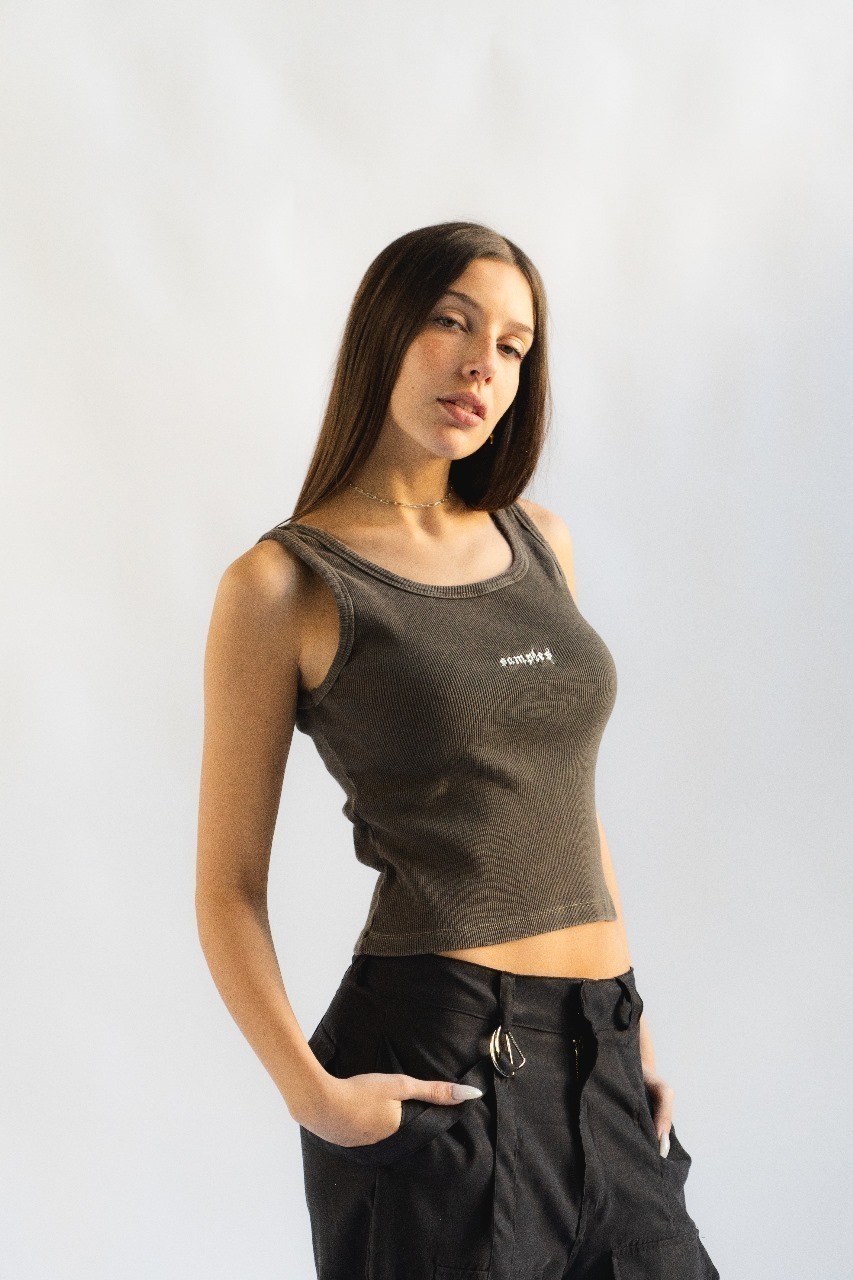 Tank Top Angel Washed Olive thumbnail 3