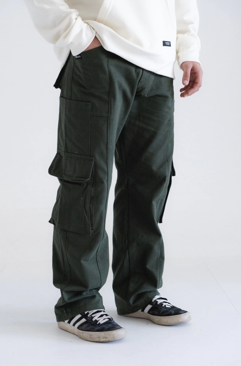 Cargo Baggy H1009 Olive thumbnail 3
