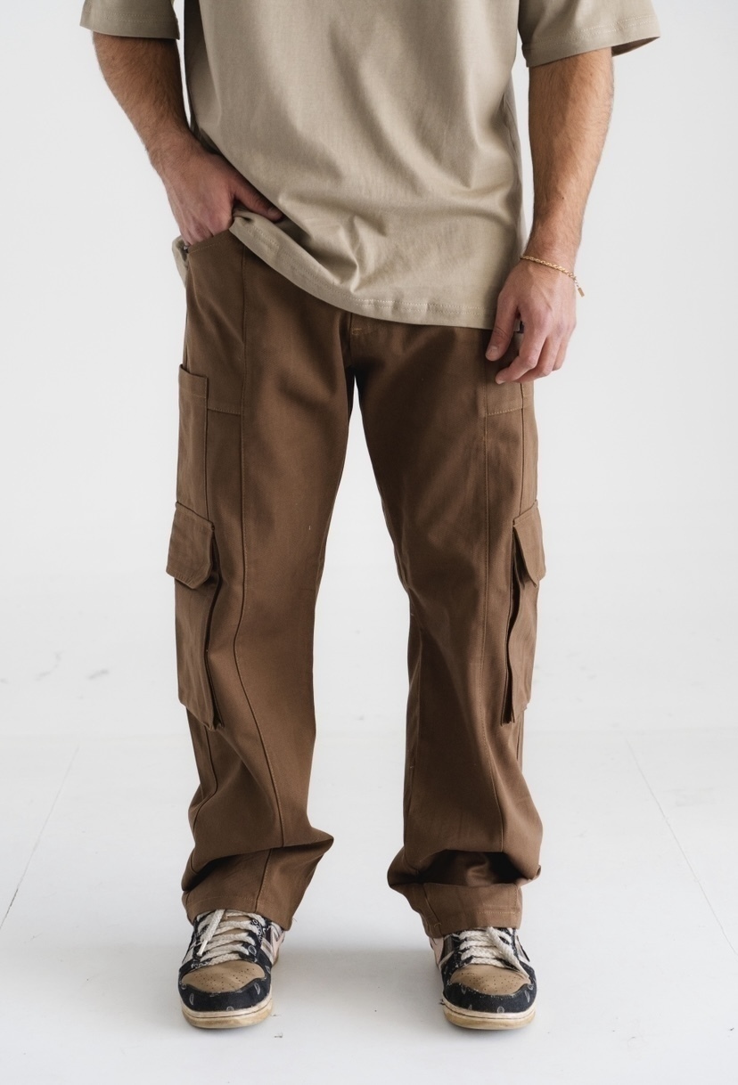 Cargo Baggy H1009 Chocolate thumbnail 3