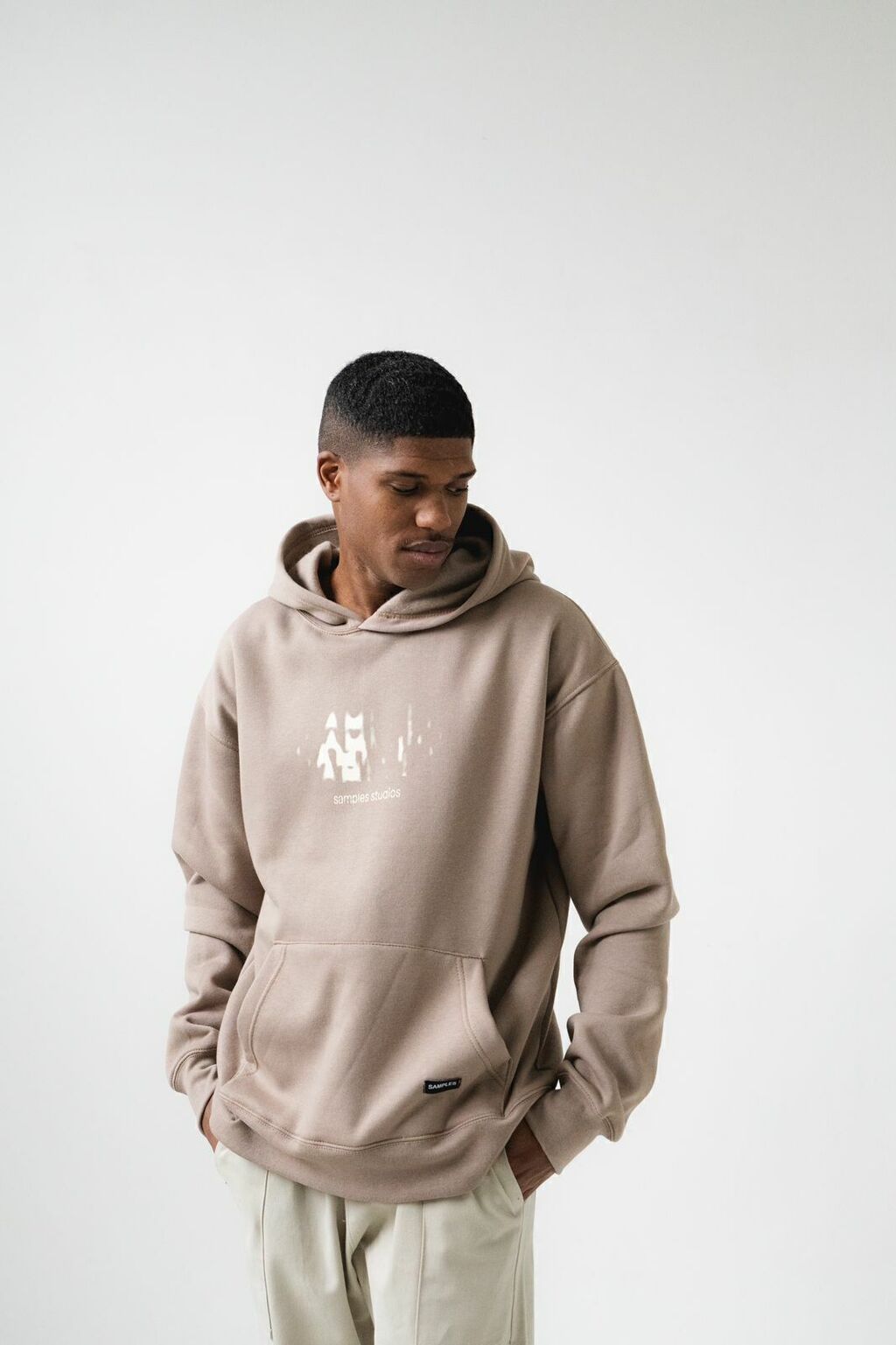 Hoodie Ghost Dark Tan thumbnail 3