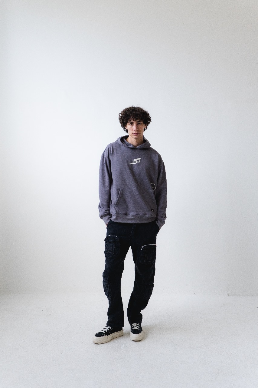 Hoodie Iron 2.0 Dark Grey thumbnail 3