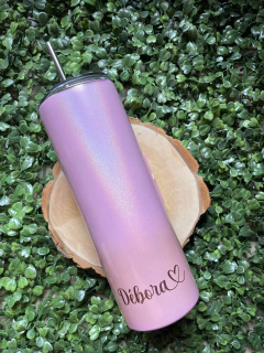 Copo Térmico Inox com canudo