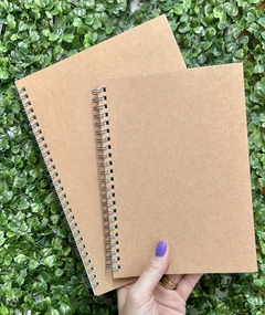 Caderno Kraft Médio