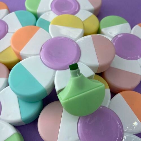Marca texto Spinner Flor