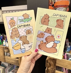 Caderno Capivara na internet