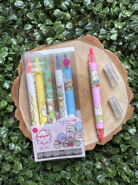 Marca Texto Ponta Dupla - Highlighter