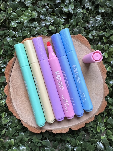 Marca Texto Pastel KAZ