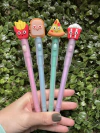 Caneta fofa fast food led