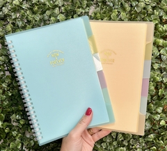 Caderno Colorido com Divisória