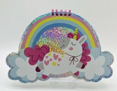 BLOCO ANOTAÇOES UNICORNIO HOLOGRAFICO - Papelaria Talibru