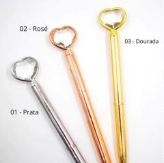 Caneta Coração Luxo na internet