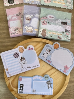 Bloco adesivo Gatinho com 3 tamanhos - comprar online