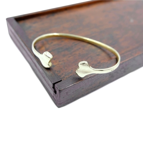 Bracelete Bone | Latão