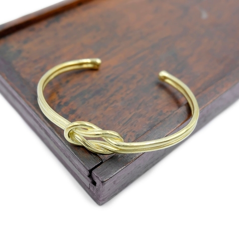 Bracelete Nó Náutico | Latão