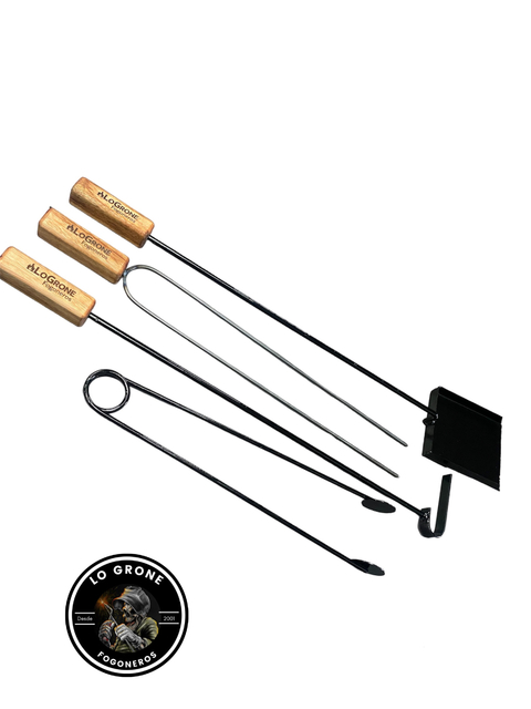 Kit parrillero de 4 piezas