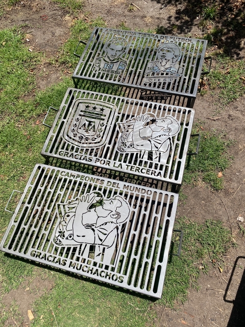 Parrilla fija de 80x50cm perzonalizada Argentina