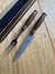 Juego de cuchillo y tenedor de acero al carbono con detalles en alpaca