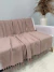 Manta Escama em Algodão Rosa Antigo - BRILHAR HOME DECOR | Tapetes Artesanais & Decoração