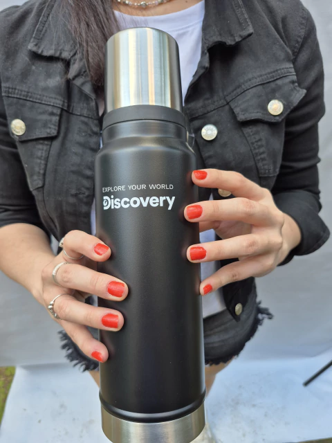 Termo Acero Inoxidable Discovery 1 Litro Para Mate Camping - comprar online