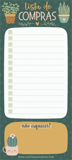 BLOCO NOTE PAD MAGNETICO CG - Papel Estrela Papelaria