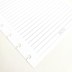 REFIL P/ CADERNO DE DISCO PAUTADO OCTO G - 50 folhas - 90g/m2 RGPA50